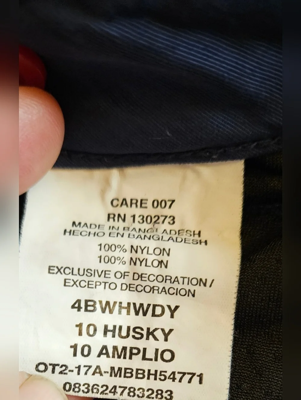 Unbranded Boys Blue Adjustable Waist Cargo Pocket Nylon Shorts Size 10 Husky